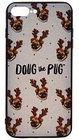 Силиконовый чехол для Apple iPhone 7 Plus/8 Plus Florme DOUG and PUG