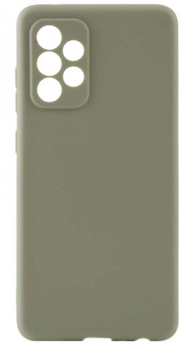 Силиконовый чехол для Samsung Galaxy A52/A525 матовый оливковый