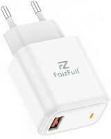 СЗУ FaizFull FC202 20W Lightning белый