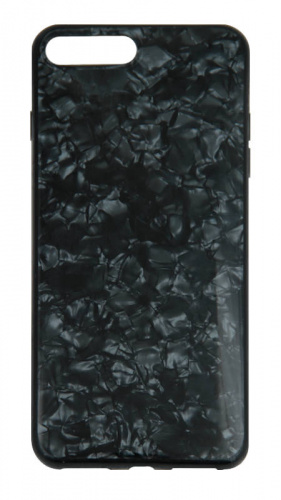 Силиконовый чехол для Apple iPhone 7 Plus/8 Plus перламутр чёрный
