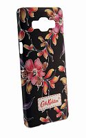 Задняя накладка Cath Kidston для Samsung A5/A500F Galaxy (чёрная с фиолетово-малиновыми цветами)