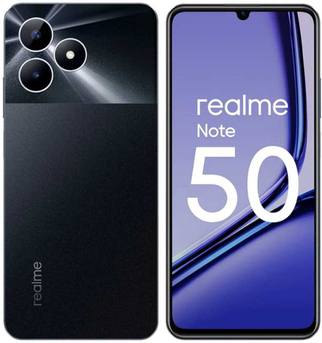 Realme Note 50 3/64GB полночный чёрный