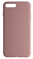 Силиконовый чехол Soft Touch для Apple iPhone 7 Plus/8 Plus бледно-розовый