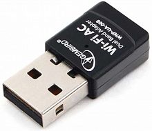Сетевой двухдиапазонный Wi-Fi мини USB-адаптер Gembird WNP-UA-008 600 Мбит, USB, 802.11b/g/n/ac/а