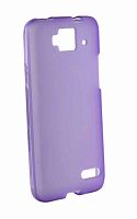Силиконовый чехол для Alcatel OneTouch Idol Mini 6012 матовый (фиолетовый)