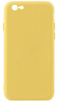 Силиконовый чехол Soft Touch для Apple Iphone 6/6S желтый