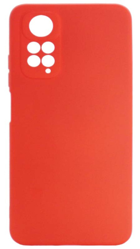 Силиконовый чехол для Xiaomi Redmi Note 11 soft красный