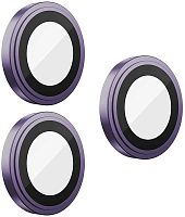Защитное стекло с линзами для камеры для Apple iPhone 14 Pro/14 Pro Max фиолетовый