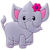 Декоративная наклейка на чехол слоник