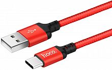 Кабель USB - Type-C HOCO X14 Times speed 1.0м 2A красный