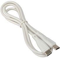 Кабель USB2.0 Cablexpert CCB-USB2-CMCMO1-1MW, Type-C/Type-C, Classic 0.1, 3A, 60Вт, PD/QC3.0, медь