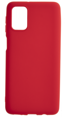 Силиконовый чехол для Samsung Galaxy M31s/M317 матовый красный