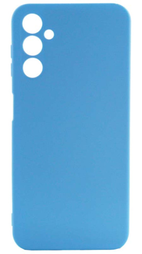 Силиконовый чехол для Samsung Galaxy A14/A145 Soft голубой