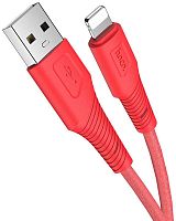 Кабель USB - 8 pin HOCO X58 Airy, 1.0м, 2.4A красный