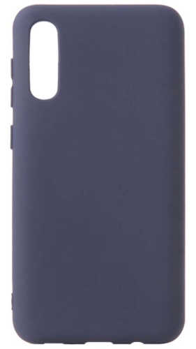 Силиконовый чехол Soft Touch для Samsung Galaxy A50/A505 темно-синий