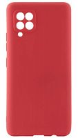 Силиконовый чехол для Samsung Galaxy A42/A425 матовый красный