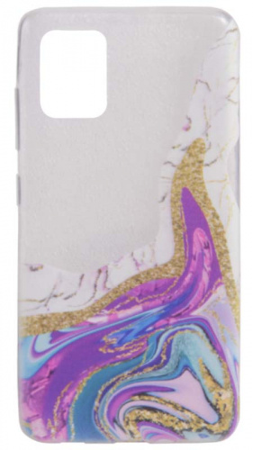 Силиконовый чехол для Samsung Galaxy A51/A515 Gresso Агат фиолетовый