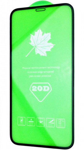 Противоударное стекло для Apple iPhone 12 Pro Max 20D чёрный