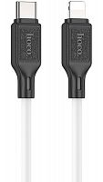 Кабель Type-C - 8 pin HOCO X90 Cool, 1.0м, 3.0A, 20Вт, QC3.0, PD3.0 белый