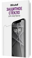 Стекло защитное Full Glue Premium Krutoff для Huawei P40 Lite E черное