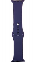 Ремешок на руку для Apple Watch 38-40mm силиконовый Sport Band морской синий