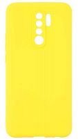 Силиконовый чехол для Xiaomi Redmi 9 матовый желтый