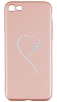 Задняя накладка для Apple iPhone 7/8 Stern pink heart розовый