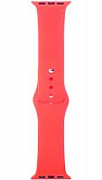 Ремешок на руку для Apple Watch 38-40mm силиконовый Sport Band ярко-розовый