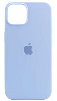 Задняя накладка Soft Touch для Apple Iphone 14 светло-голубой