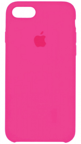 Задняя накладка Soft Touch для Apple iPhone 7/8 неоновый розовый