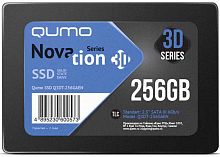 Накопитель SSD 256GB QUMO Novation TLC 3D (Q3DT-256GAEN/256GPPN) 2,5"/7 mm R/W 560/540