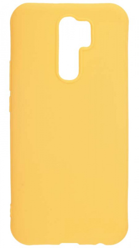 Силиконовый чехол для Xiaomi Redmi 9 с уголками желтый