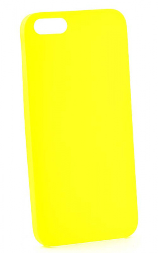 Задняя накладка Ensi для iPhone 5 0,3mm (жёлтая)