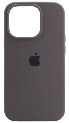Задняя накладка Soft Touch для Apple Iphone 14 Pro серо-коричневый