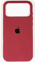 Задняя накладка Soft Touch для Apple iPhone 17 Pro Max бордовый