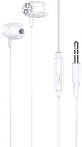 Наушники внутриканальные HOCO M88 Graceful Jack 3.5мм 1.2 м белый