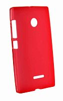 Силиконовый чехол для MICROSOFT Lumia 532 матовый красный