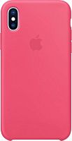 Задняя накладка Soft Touch для Apple iPhone X/XS ярко-розовый