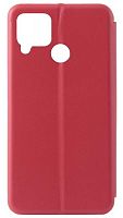 Чехол-книга OPEN COLOR для Realme C12 красный