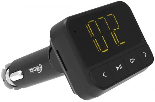 FM-трансмиттер RITMIX FMT-B200, Bluetooth черный