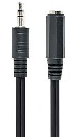 Кабель аудио удлинитель Cablexpert CCA-423-3M джек3.5 3м чёрный