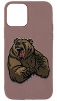 Силиконовый чехол для Apple iPhone 12/12 Pro злой медведь