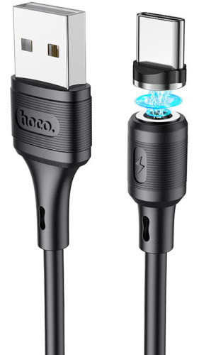Кабель USB - Type-C HOCO X52 Sereno magnetic charging 1м черный