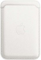 Кардхолдер для телефона Magsafe Apple кожа белый