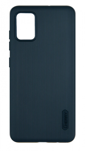 Силиконовый чехол Cherry Stripe для Samsung Galaxy A51/A515 темно-синий