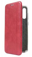 Чехол-книга OPEN COLOR для Samsung Galaxy A50/A30S/A505/A307 с прострочкой красный