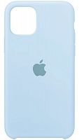 Задняя накладка Soft Touch для Apple Iphone 11 бледно-голубой