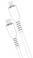 Кабель USB "WALKER" C795 35W Type-C-Lightning белый