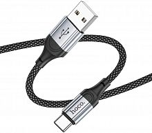 Кабель Type-C - USB HOCO X102 Fresh 1.0м 3,0А чёрный