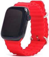 Ремешок для Apple Watch 42/44/45/49mm Ocean Band красный